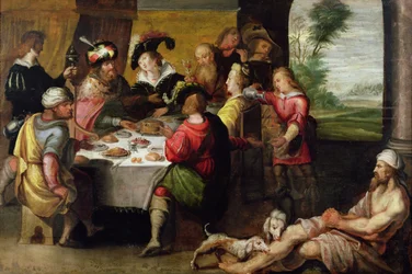 Lignelsen om den rige mand og Lazarus swed